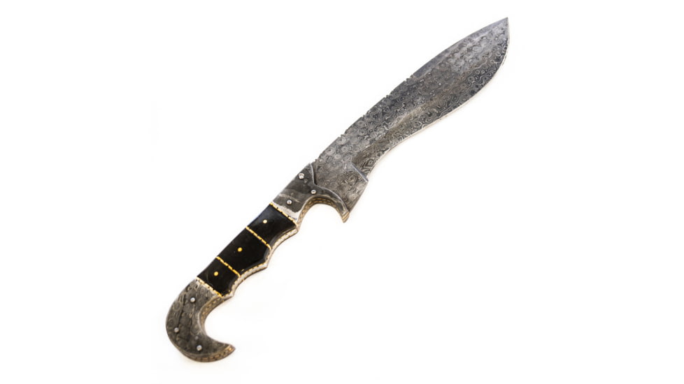Battling Blades Kopis High Carbon Damascus Steel Knife Sword, 15in, 6044786294956