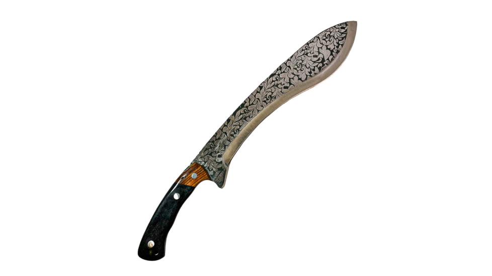 Battling Blades Large Gurkha Kukri Flower Stainless Steel Knife, 20in, 7187564167340