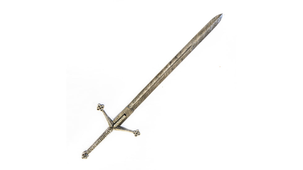 Battling Blades Lion Claymore High Carbon Damascus Steel Sword, 39in, 6045181247660