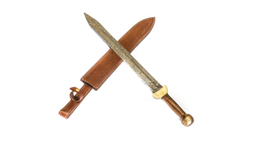Battling Blades Pompeii Gladius Roman High Carbon Damascus Steel Sword, 29in, 4937932734595