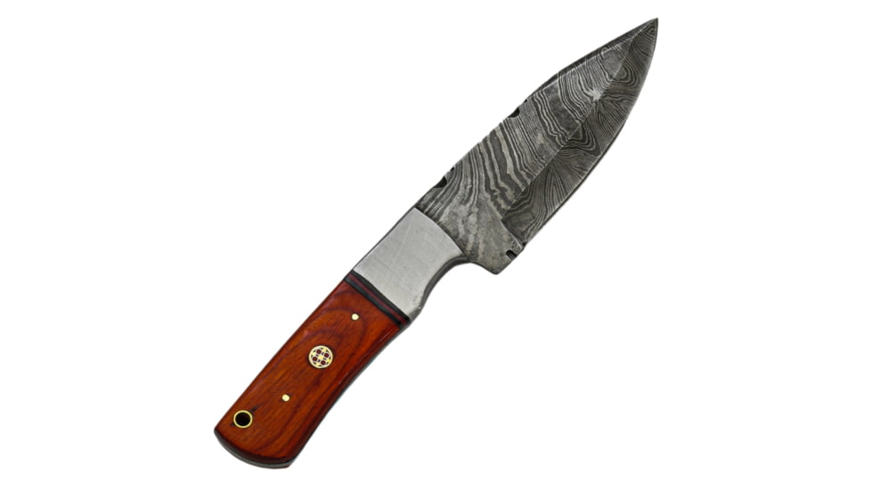 Battling Blades Skinning Knife, High Carbon Damascus Steel Blade, 7353655591084
