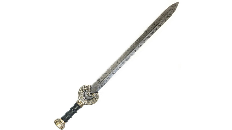 Battling Blades Spanish King El Cid High Carbon Damascus Steel Longsword, 37in, 1551983149090