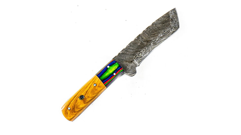 Battling Blades Tracker Hunting Knife 2, High Carbon Damascus Steel Blade, 7004807004332