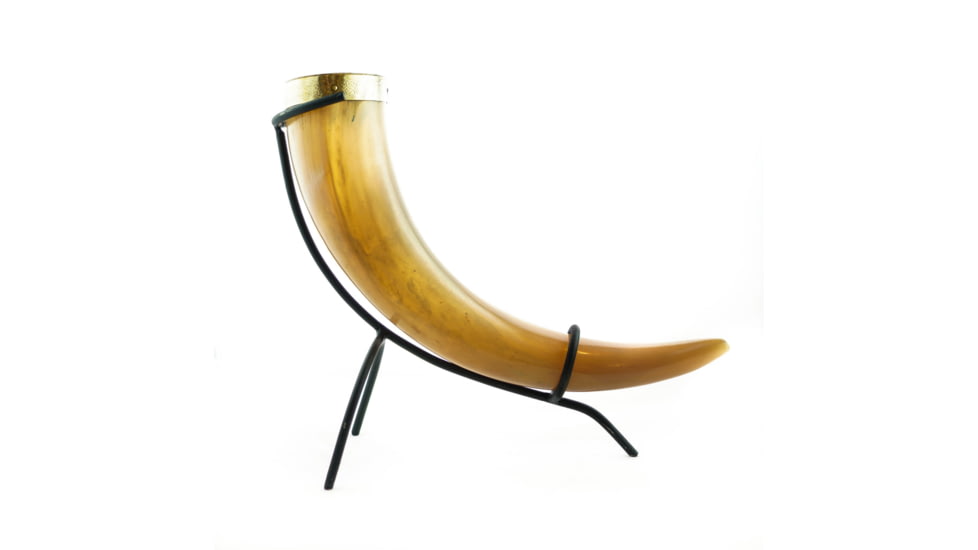 Battling Blades Viking Drinking Horn, Small With Horn Stand, 14 Fl Oz, 1387280465954