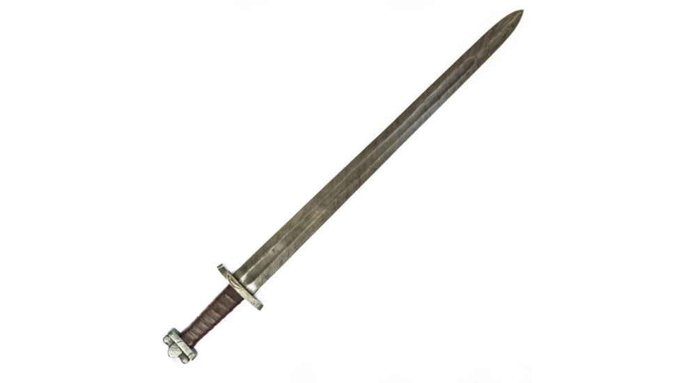 Battling Blades Viking Ulfberht High Carbon Damascus Steel Sword, 38in, 1551926001698