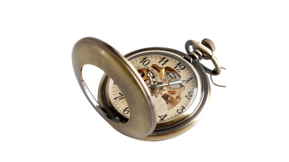 Battling Blades Vintage Smooth Case Pocket Watch EFB19937, 7617729233068