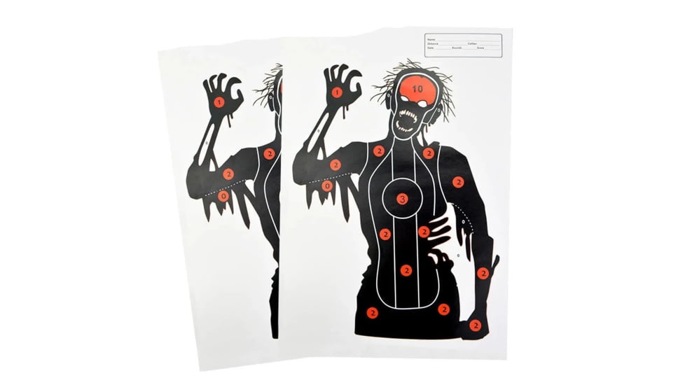 Battling Blades Zombie Archery Target Paper Set 12/24Pcs 45&amp;Ast;32Cm 751C747B, 7638314385580