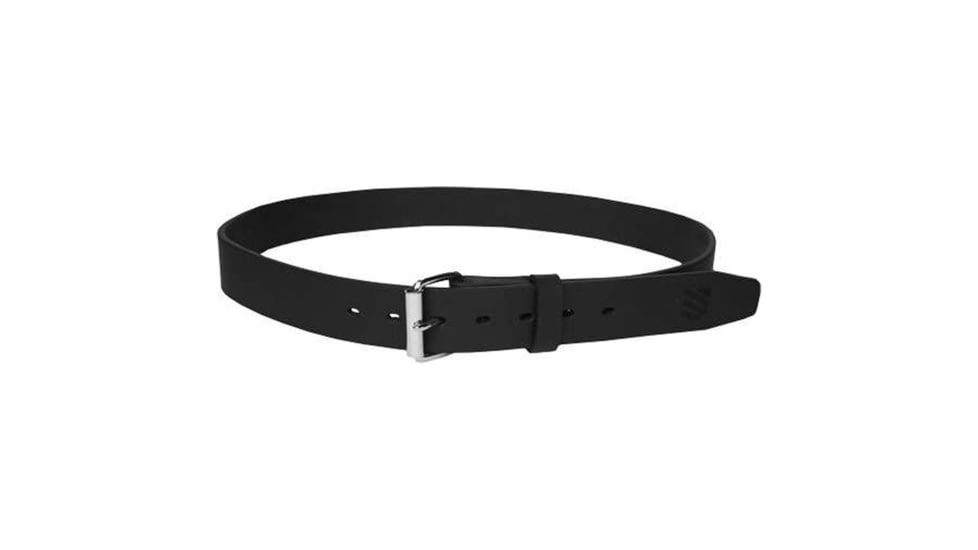 Blackhawk EDC Gun Belt - Std Buckle Black Leather 48 / 52 Hang Tag C34F802D, XO410248BK