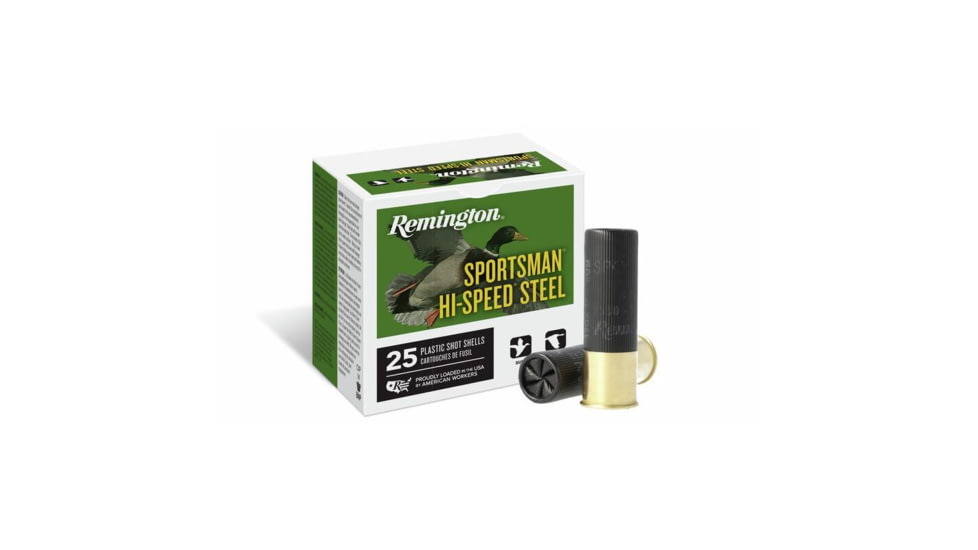 Remington Sportsman Hi-Speed Steel 12 Gauge 1 oz 2.75in Shotgun Ammo, #6, 250 Rounds, R20005CASE