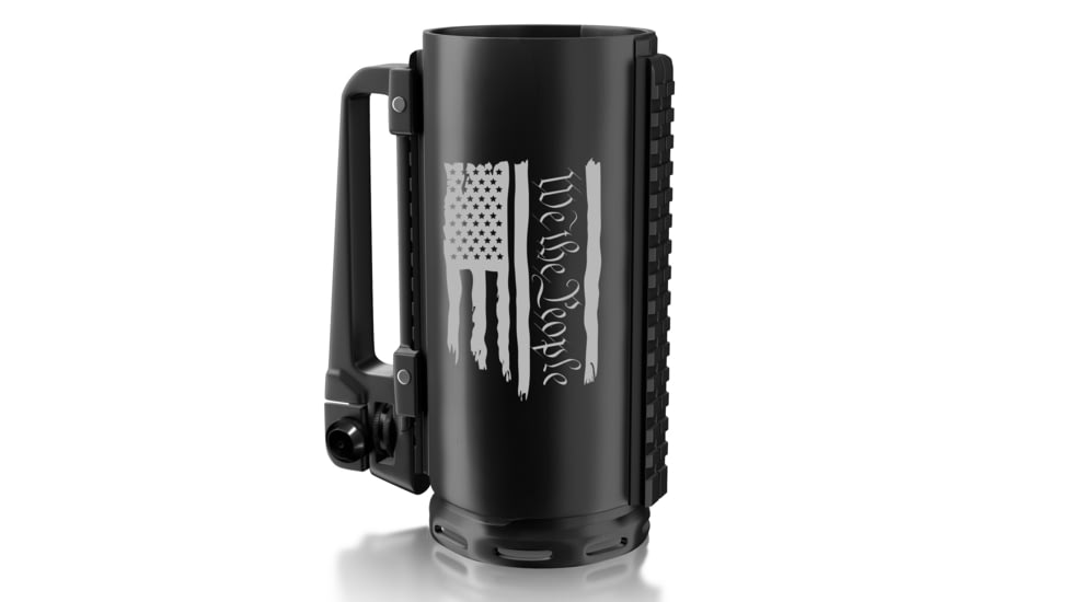Old Southern Brass The Combat Tankard - We The People Flag - AR15 M4 Tactical 16 Ounce Beer Mug 5B3BE830, No Engraving, OSB-MUG-ARWTP-2