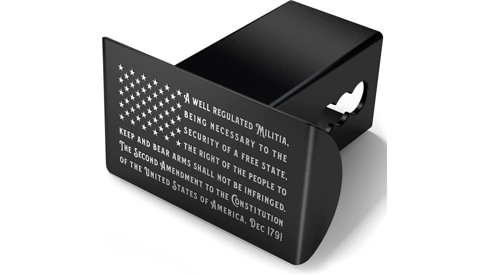 Old Southern Brass 2nd Amendment U.S.A. American Flag 2 Trailer Hitch Cover 8759EE1A, OSB-THC-2ND