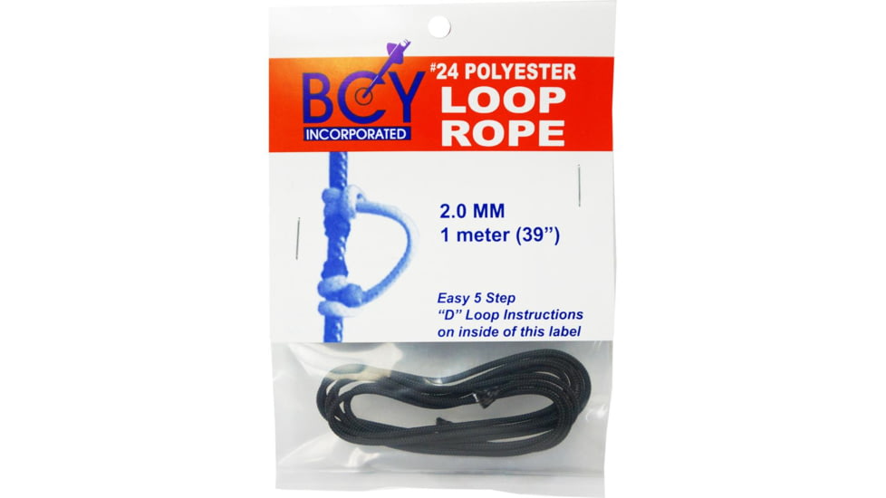BCY 24 D-Loop Material, 1m, Black 1201339