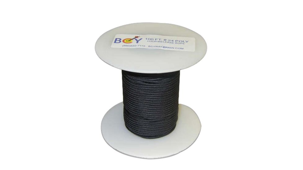 BCY 24 D-Loop Material, Black 100 ft. LOOP ROPE BLACK