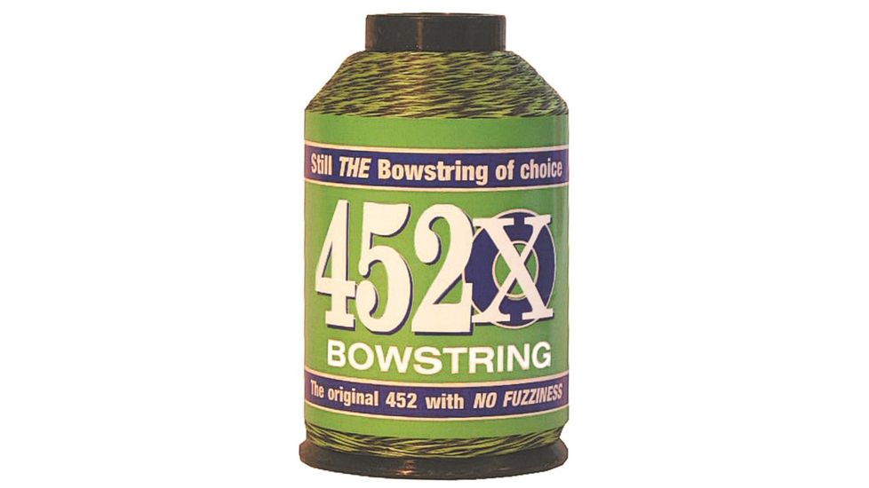 BCY 452X Bowstring Material, Green/Black 1/4 lb. 24370