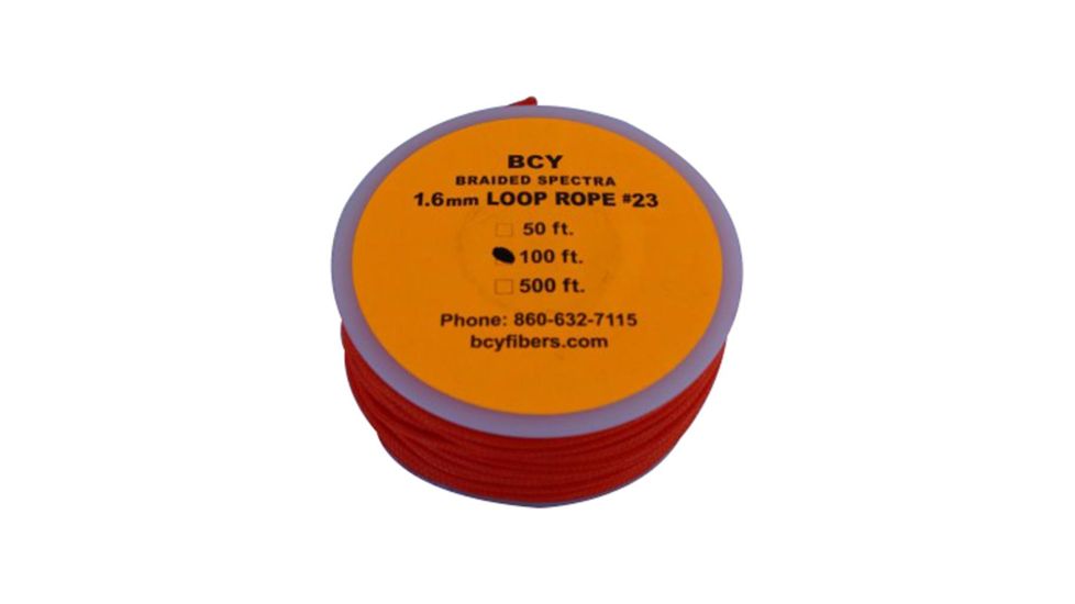 BCY Size 23 Loop Rope, Neon Orange, 100 ft, 79932