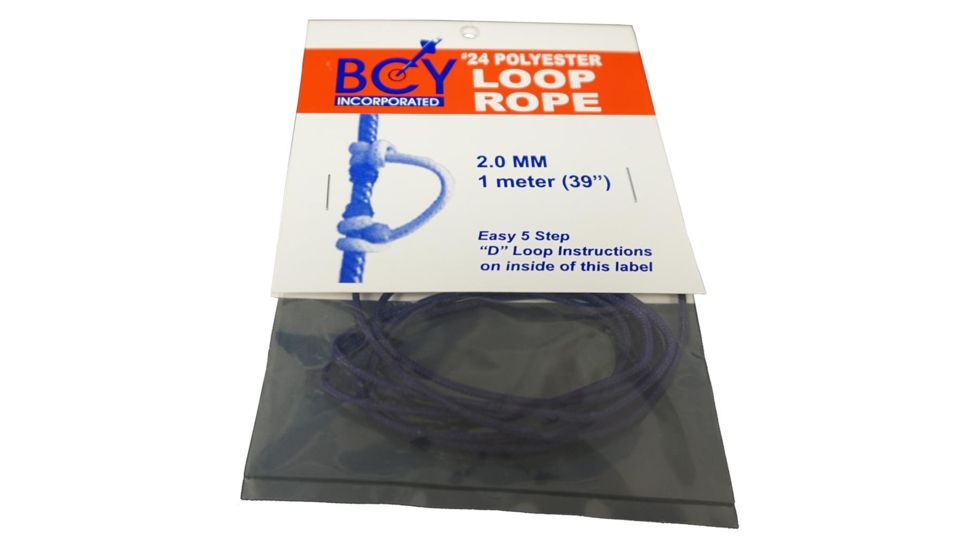 BCY Size 24 D Loop Rope, Purple 1 m 66530
