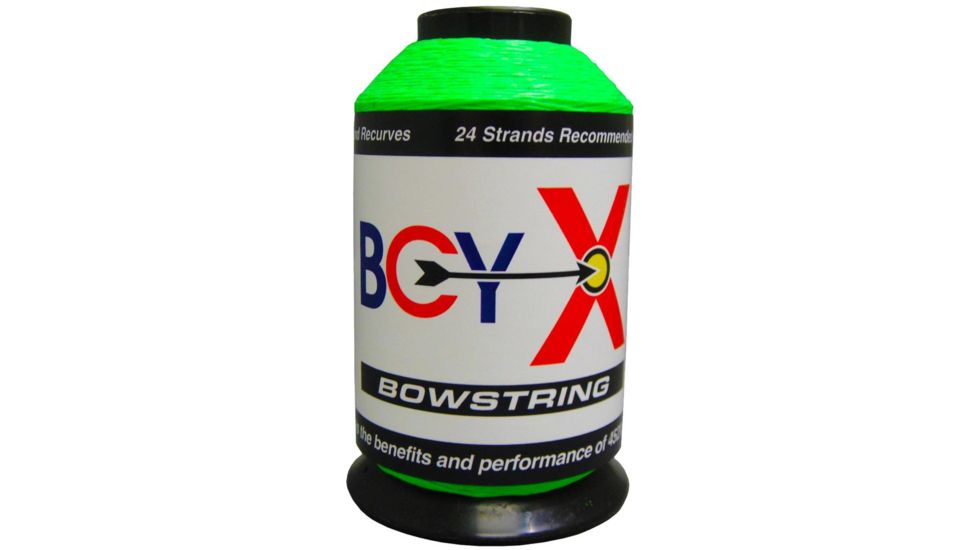 BCY X Bowstring Material, Neon Green 1/4 lb. 65204