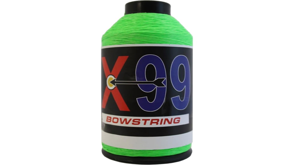 BCY X99 Bowstring Material, Neon Green, 1/4 lb. 86936