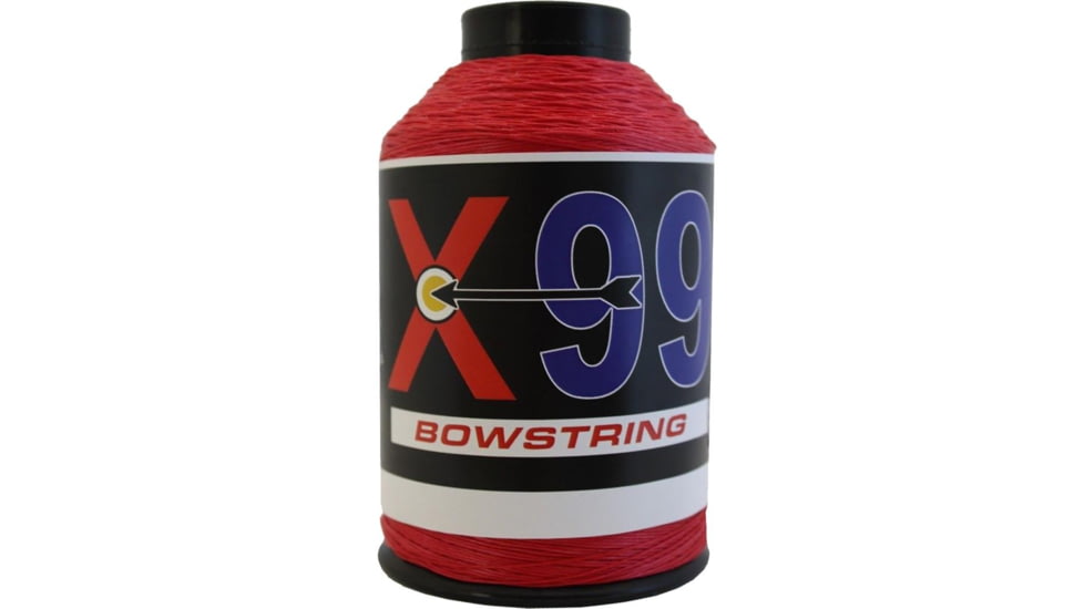 BCY X99 Bowstring Material, Red, 1/4 lb. 86937