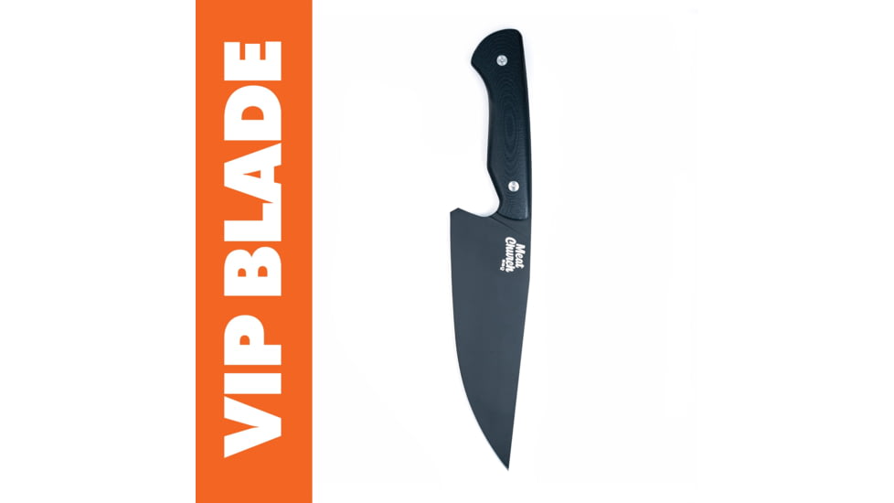 Montana Knife Company VIP - MEAT CHURCH CHEF KNIFE 3D4698CA, Orange &amp; Black, MKC-001142