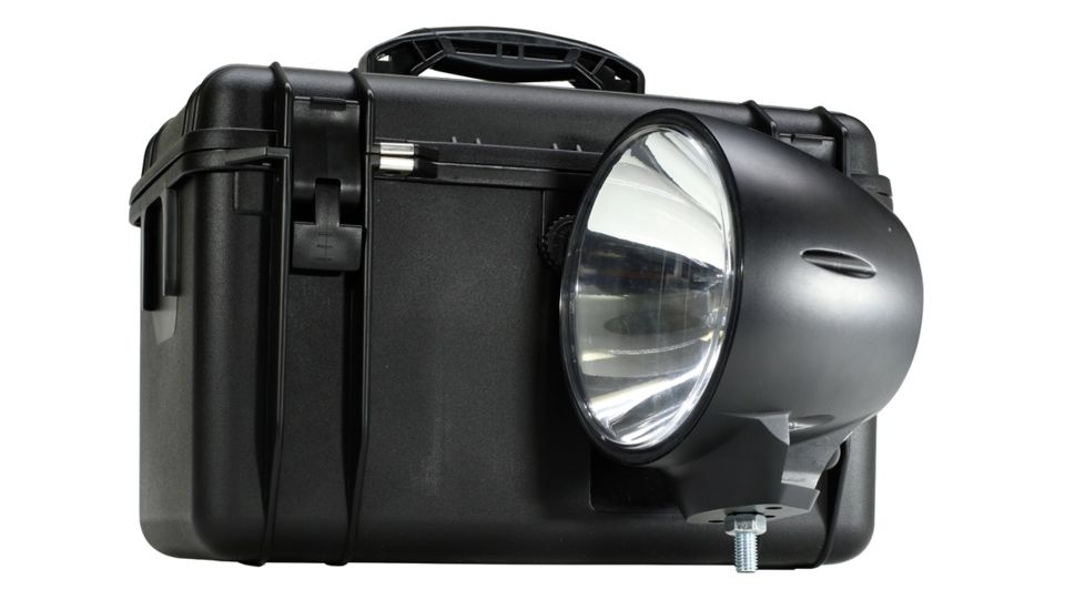 Beamaster Twin-Pack Two TZ Helios X7 Super-Bright 24-Watt Spotlights with Heavy-Duty Water-Resistant Tansport Case and Shoulder Strap, Black, TZDUX7