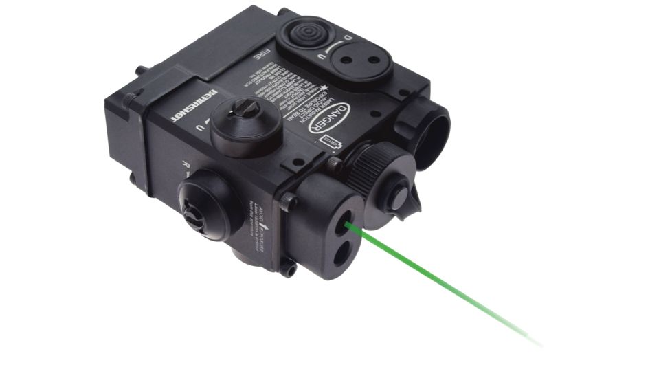 Beamshot Compact Green Laser Sight, IR Illuminator, Black, PDLA31-G