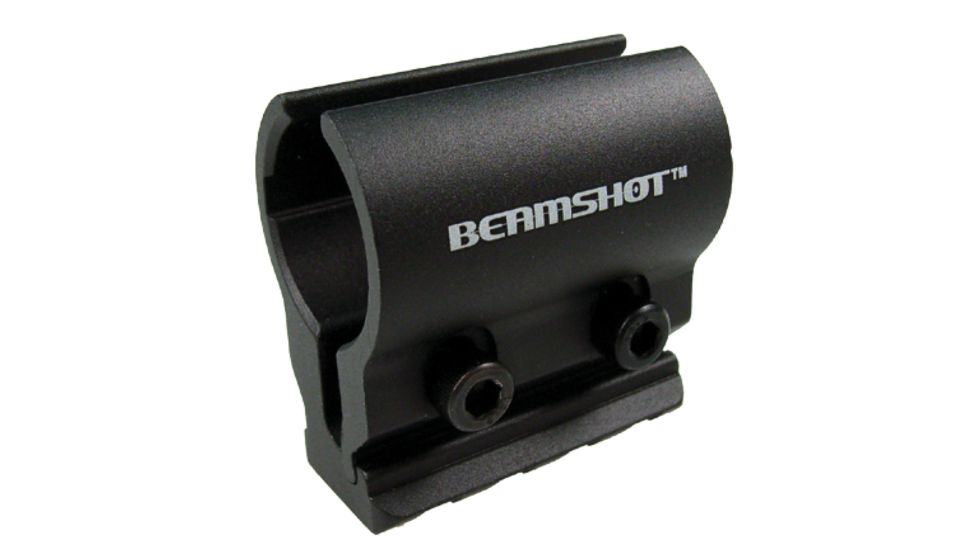 Beamshot RF9 Mount for Std 1911 Rail System On Bull Barrell Long Guns, Black, RF9-A