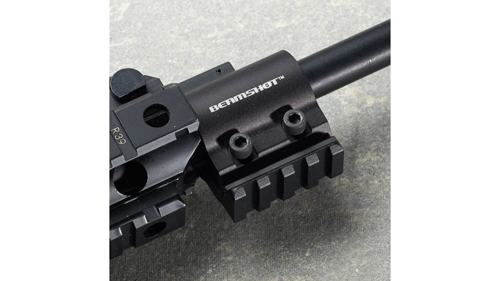Beamshot RF9 Mount for Std 1911 Rail System On Bull Barrell Long Guns, Black RF9_A