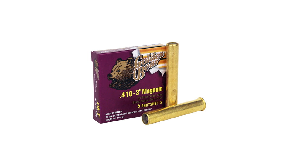 Bear Ammunition Golden Bear .410 3'' 97 Grain Slug .2217 Oz. 5-pack