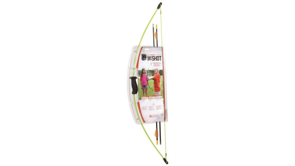 Bear Archery 1st Shot Bow Set, Neon Green 8-12lbs. RH/LH AYS6200GR