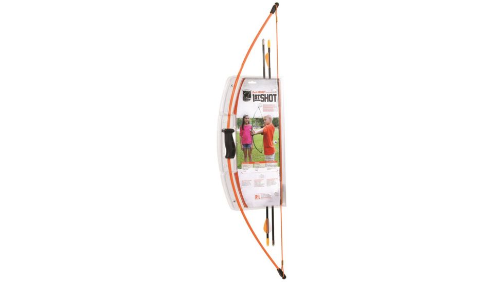 Bear Archery 1st Shot Bow Set, Neon Orange 8-12lbs. RH/LH AYS6200TR