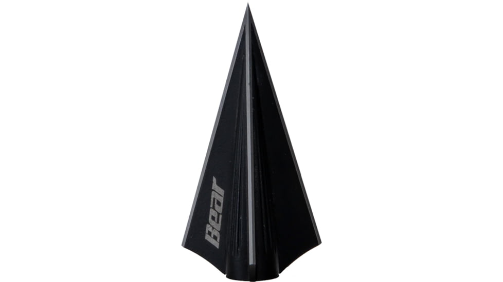 Bear Archery 3 Blade Razor Head VWS Broadhead Kit, 150-250 gr, 3 Pack, Black, ABH1753B