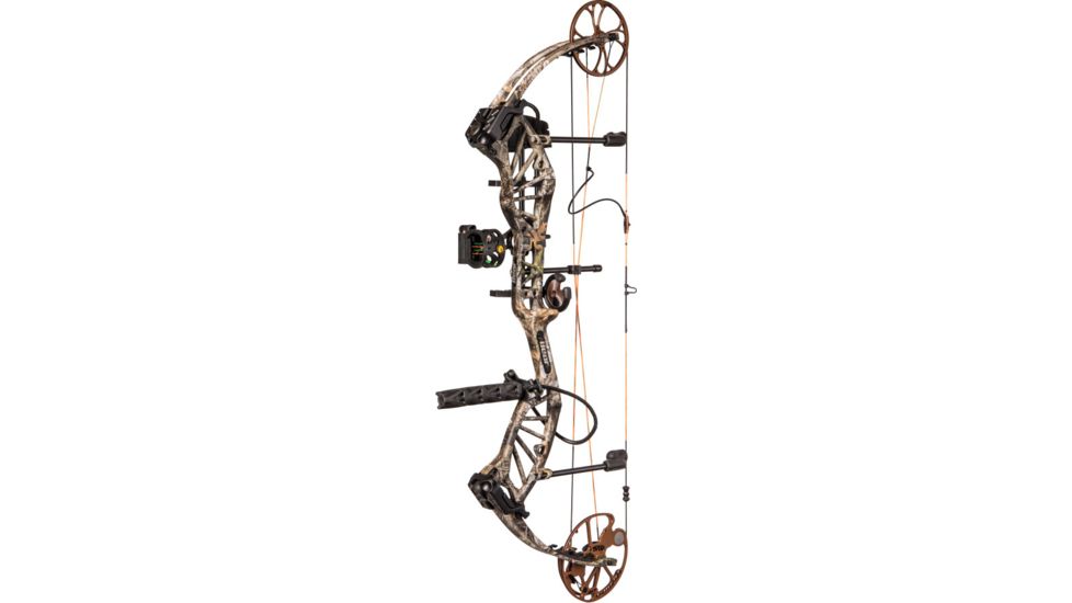 Bear Archery Approach Compound Bow, Ready to Hunt Package, 330 FPS, Left Handed, 60 lb Draw, Realtree Edge, AV83A11006L