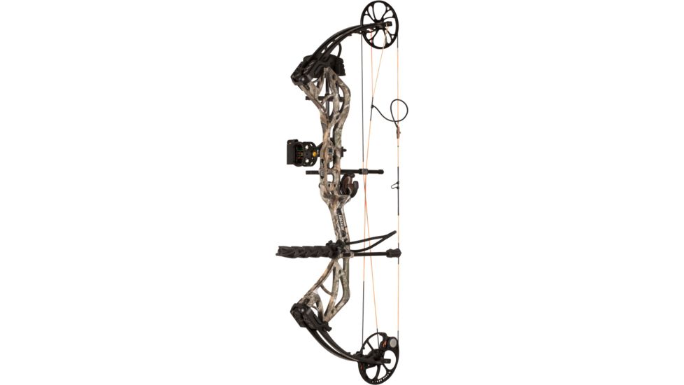 Bear Archery Approach Compound Bow, Ready to Hunt Package, 330 FPS, Left Handed, 70 lb Draw, Realtree Edge, AV83A11007L