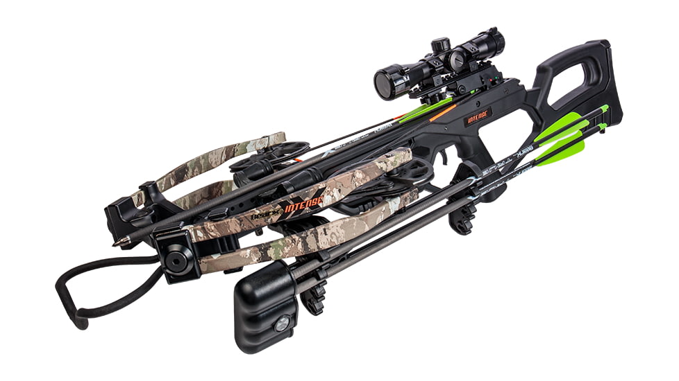 Bear Archery Bear Archery BearX Intense Crossbow Package with Scope Rope &amp; Arrows RH/LH - Veil Stroke, AC03A2A9185