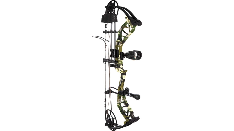 Bear Archery Legit MAXX RTH Compound Bow Package, Right Hand, 70lb, 30in, Emerge/Black, AV54A23027R