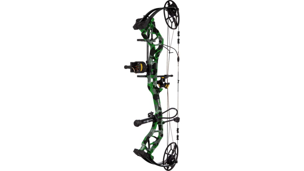 Bear Archery Legit MAXX RTH Compound Bow Package, Right Hand, 70lb, 30in, Black/Green, AV54A230C7R