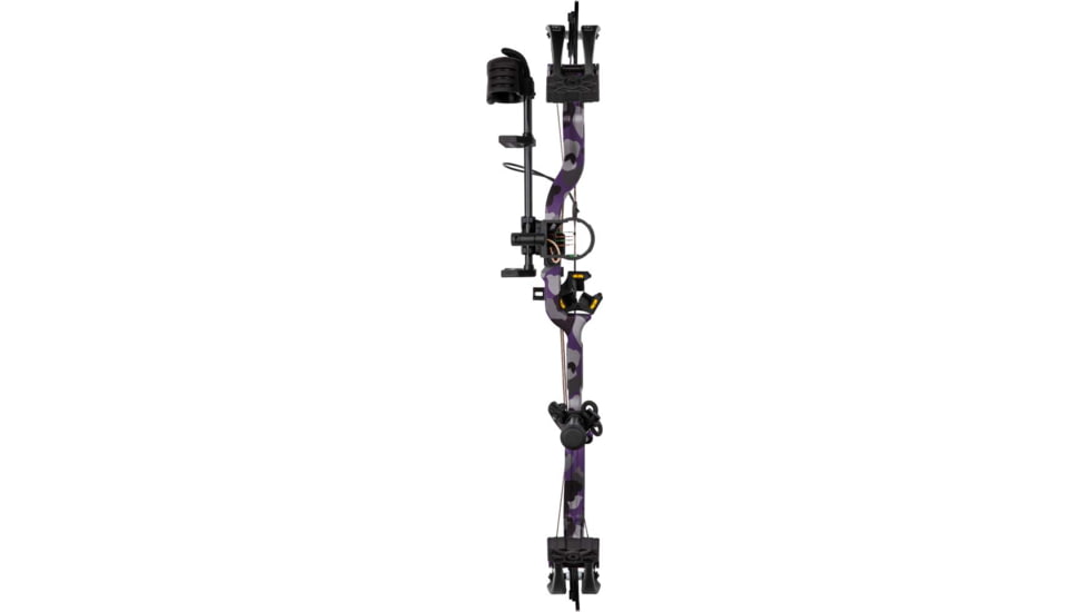 Bear Archery Legit MAXX RTH Compound Bow Package, Right Hand, 70lb, 30in, Black/Purple, AV54A230P7R