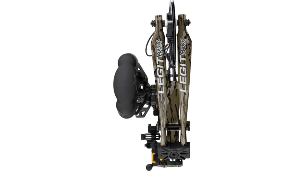 Bear Archery Legit MAXX+ RTH Compound Bow Package, Right Hand, 70lb, 30in, Mossy Oak Bottomlands Camo, AV55B220B7R