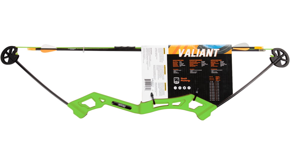 Bear Archery Bear Archery Valiant Youth 4 to 7 Years Bow Set RH - Flo Green, AYS6201GR