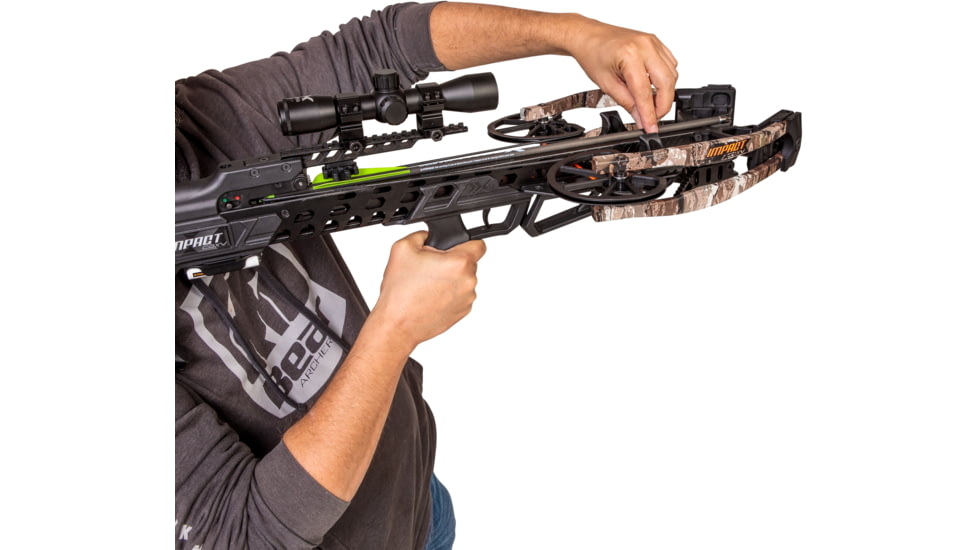Bear Archery BearX Impact CDXV Crossbow Black/Veil Stoke, Camo/Black, AC15A2A2180