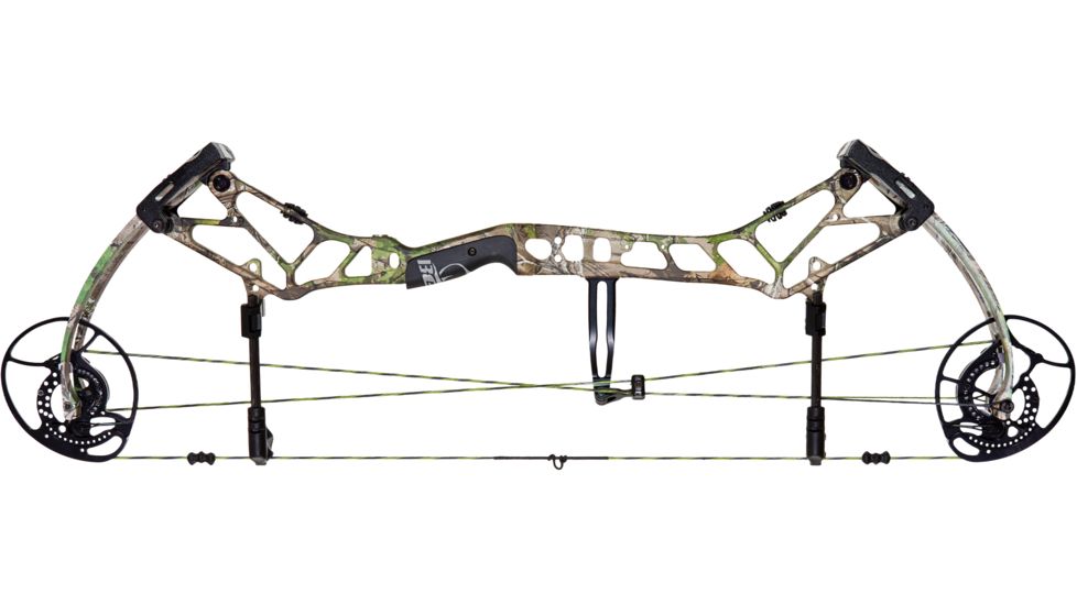 Bear Archery BR33 Compound Bow / Right Handed / 45-60lb Peak Draw Weight / 27-32in Draw Length Range, RealTree Xtra Green, A6BR20006R