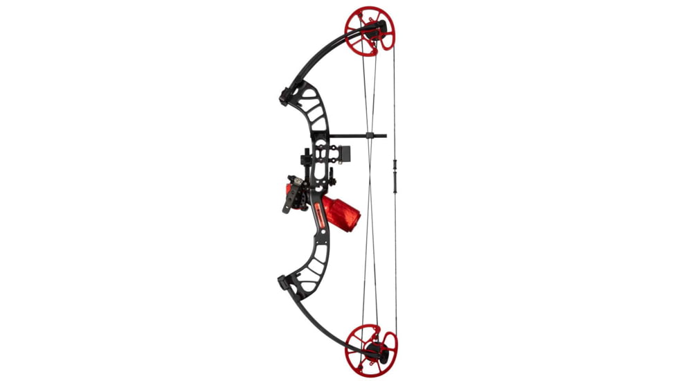 Bear Archery Shore Runner EVW Bowfishing Bow, Black/Red, ABF23B1205R