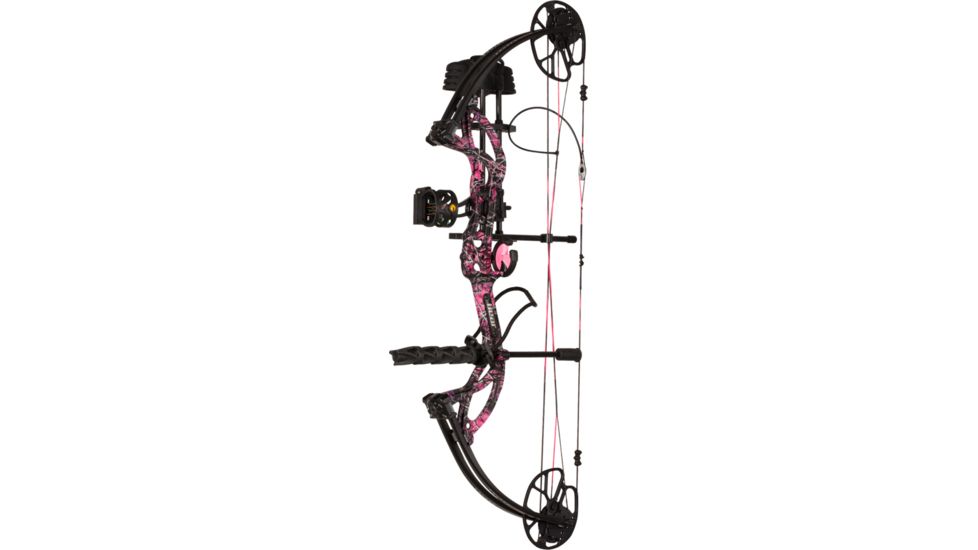 Bear Archery Cruzer G2 Compound Bow, Ready to Hunt Package, 315 FPS, Right Handed, 70 lb Draw, Muddy Girl, AV83B21067R