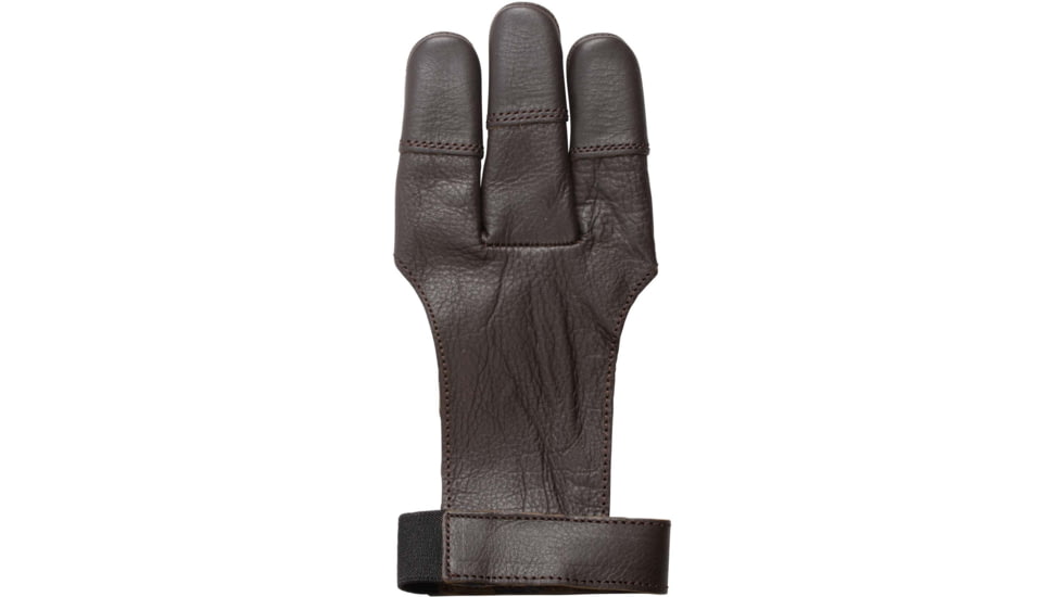 Bear Archery Leather Shooting Glove 3-finger Ambidextrous Lg