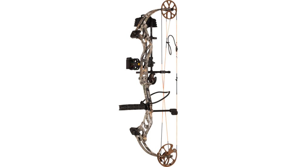 Bear Archery Prowess Compound Bow, Ready to Hunt Package, 290 FPS, Right Handed, 50 lb Draw, Realtree Edge, AV84B11005R