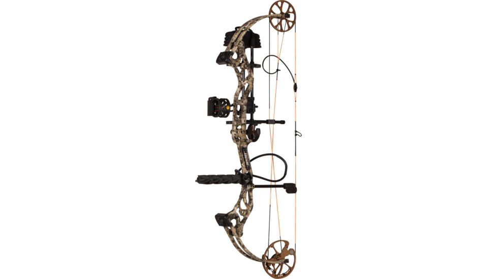 Bear Archery Prowess Compound Bow, Ready to Hunt Package, 290 FPS, Right Handed, 50 lb Draw, Kryptek Highlander, AV84B11025L