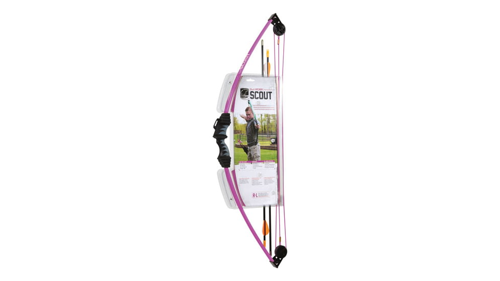 Bear Archery Scout Youth Bow Set / Right or Left Handed, Flo Purple, AYS6000PL