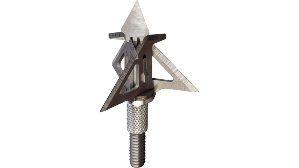 Bear Archery SIK 3-Blade Mechanical F3 Crossbow Broadhead - Silver, ABH103F3