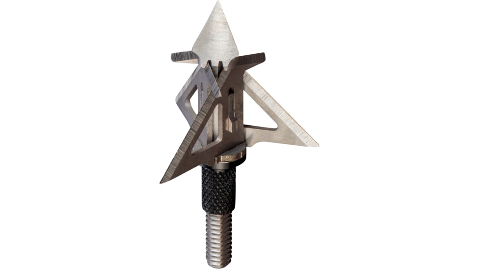 Bear Archery SIK 3-Blade Mechanical F3CB Crossbow Broadhead - Silver and Black, ABH103F3CB